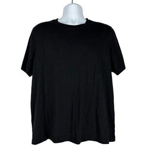 Croft & Barrow Men's Crew Neck Short Sleeved T-Shirt Size L Black
